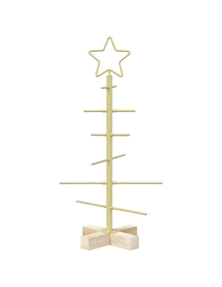 Albero di Natale in metallo con supporto KUOPIO 60 cm Acciaio