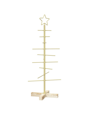 Albero di Natale in metallo con supporto KUOPIO 90 cm Acciaio