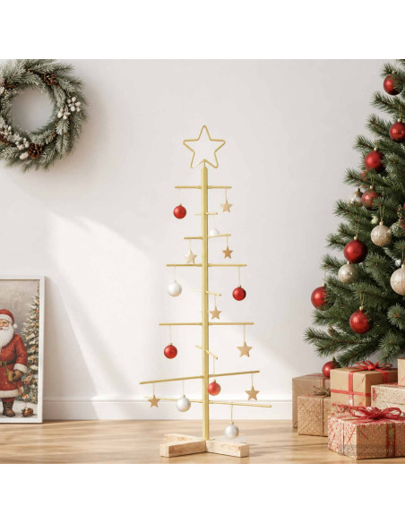 Albero di Natale in metallo con supporto KUOPIO 90 cm Acciaio