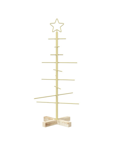 Albero di Natale in metallo con supporto KUOPIO 90 cm Acciaio