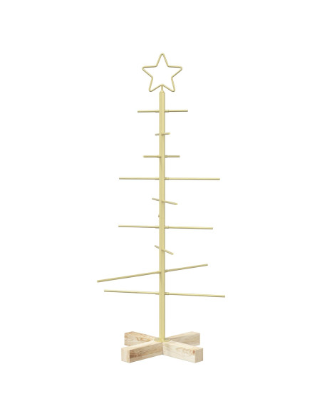 Albero di Natale in metallo con supporto KUOPIO 90 cm Acciaio