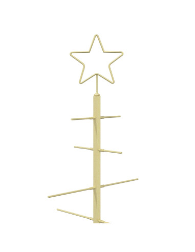 Albero di Natale in metallo con supporto KUOPIO 90 cm Acciaio