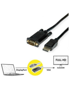 CAVO DP-VGA 2K 2MT M/M 1920X1080 @60HZ