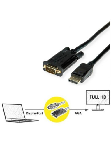 CAVO DP-VGA 2K 2MT M/M 1920X1080 @60HZ