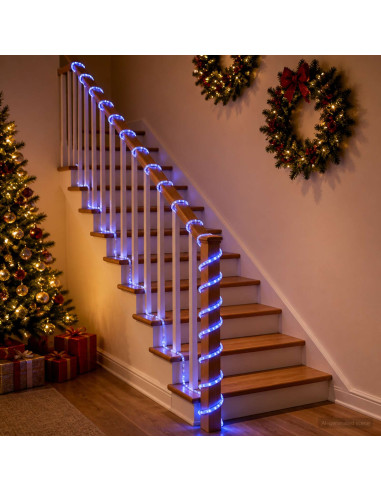 Tubo luminoso LED di Natale 240 LED Blu 10 m