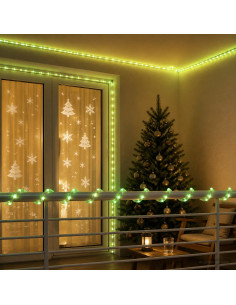 Tubo luminoso LED di Natale 120 LED Verde 5 m