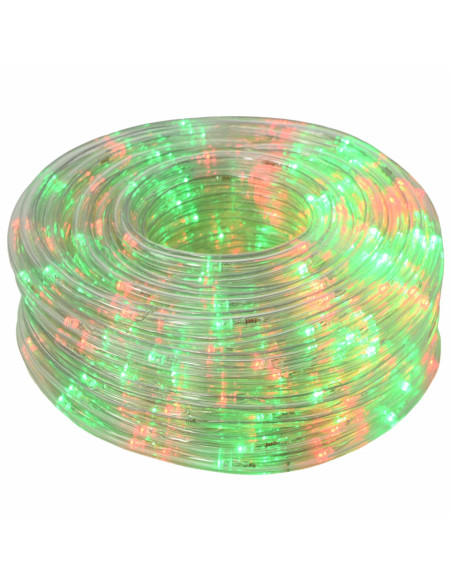 Tubo luminoso LED di Natale 2400 LED Rosso, Verde 100 m