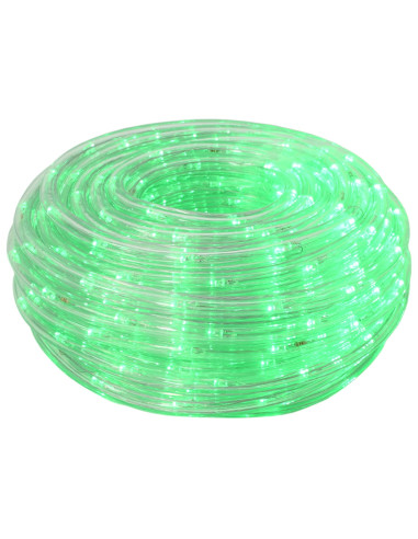 Tubo luminoso LED di Natale 240 LED Verde 10 m