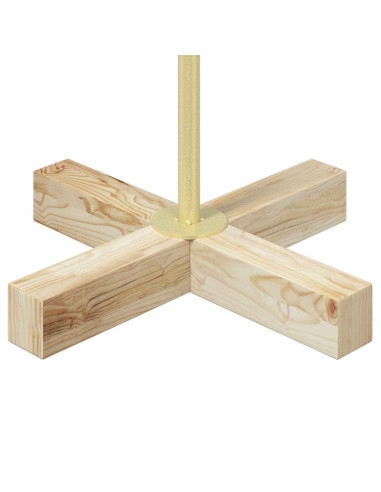 Albero a Cono di Natale KUOPIO 60 cm Acciaio Oro