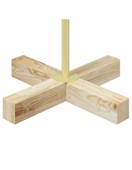 Albero a Cono di Natale KUOPIO 60 cm Acciaio Oro