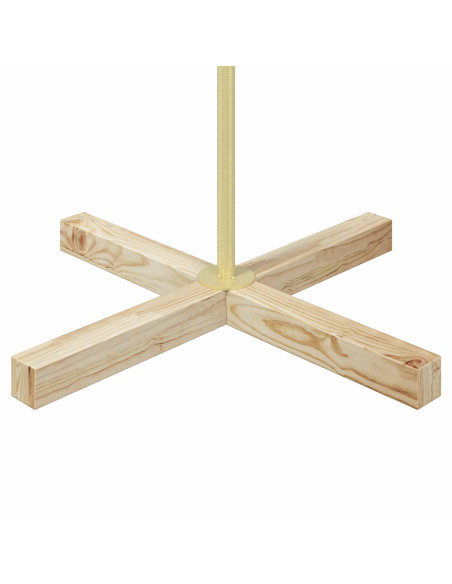 Albero a Cono di Natale KUOPIO 180 cm Acciaio Oro