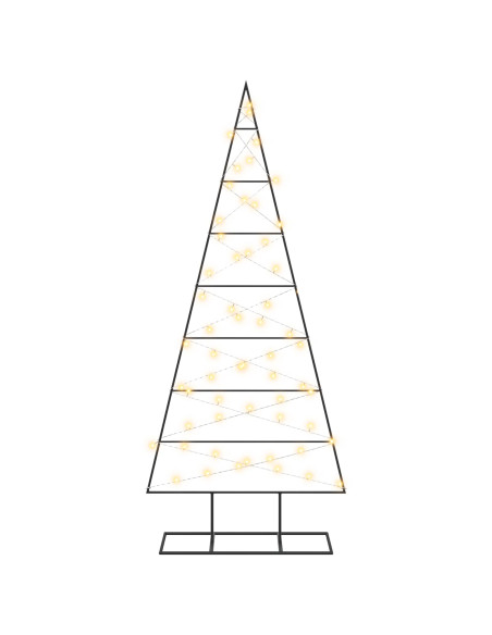 Albero di Natale in metallo KUOPIO 150 cm Bianco caldo