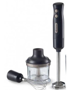 Ariete Frullatore ad Immersione 607 + Tritatutto Dark Grey 700w