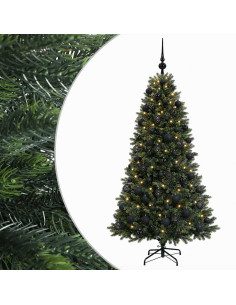Albero di Natale Artificiale con Palline 180 cm 300 LED 2