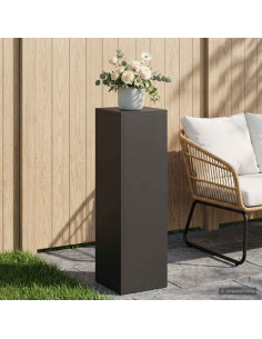 Supporto per piante Nero 30 x 30 x 100 cm Acciaio