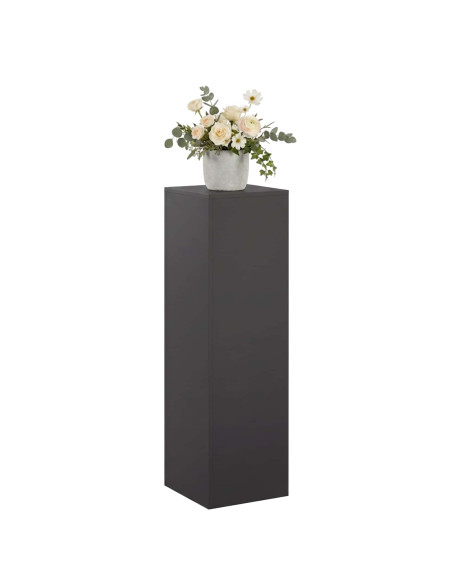 Supporto per piante Nero 30 x 30 x 100 cm Acciaio
