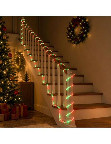 Stringa di luci di Natale a LED LOVIISA LED Rosso, Verde 20 m