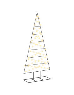 Albero di Natale in metallo KUOPIO 180 cm Bianco caldo 2