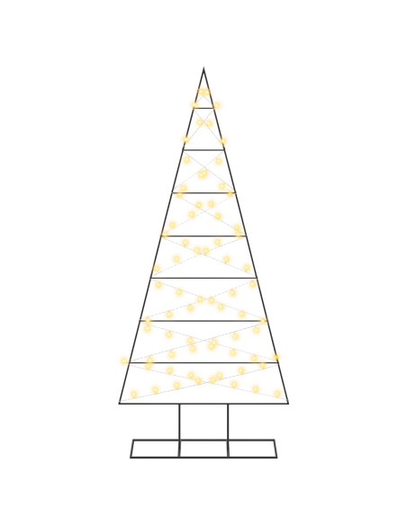 Albero di Natale in metallo KUOPIO 180 cm Bianco caldo