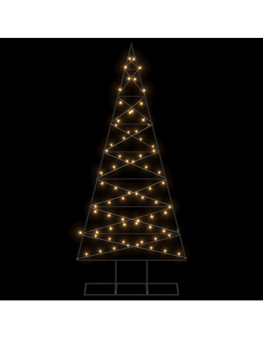 Albero di Natale in metallo KUOPIO 180 cm Bianco caldo