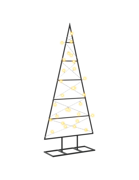Albero di Natale in metallo KUOPIO 90 cm Bianco caldo