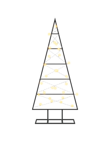 Albero di Natale in metallo KUOPIO 90 cm Bianco caldo