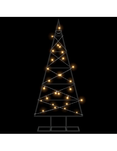 Albero di Natale in metallo KUOPIO 90 cm Bianco caldo
