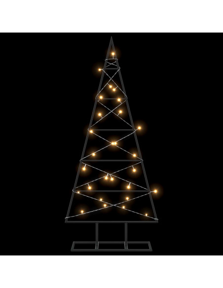 Albero di Natale in metallo KUOPIO 90 cm Bianco caldo