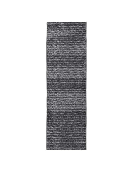 Tappeto Antracite 50 x 100 cm 100% Poliestere 3 mm Lavabile