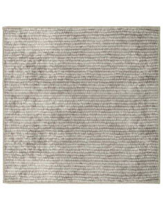 Tappeto Beige 100 x 100 cm 100% Poliestere 3 mm Lavabile 2