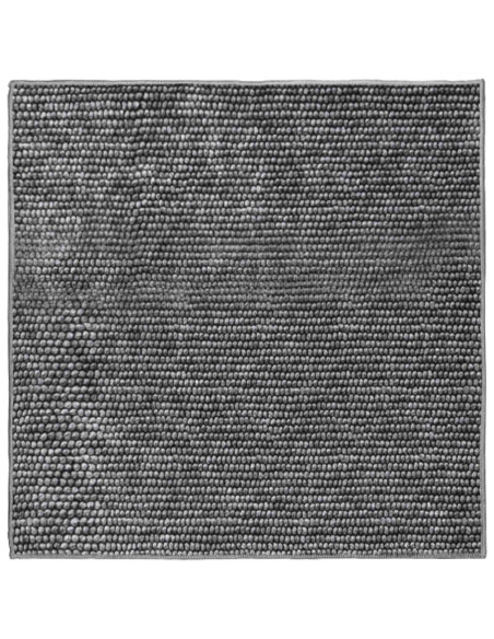Tappeto Antracite 100 x 100 cm 100% Poliestere 3 mm Lavabile