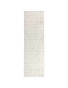 Tappeto Crema 100 x 300 cm 100% Poliestere 3 mm Lavabile 2