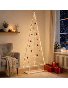 Albero di Natale in metallo con supporto KUOPIO 210 cm Acciaio