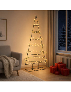 Albero di Natale in metallo con supporto KUOPIO 180 cm