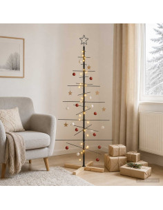 Albero di Natale in metallo con supporto KUOPIO 150 cm