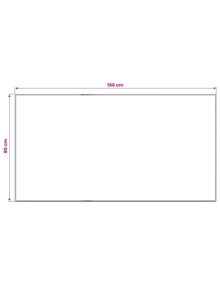 Tappeto ORIZ Marrone 80 x 150 cm 100% Poliestere