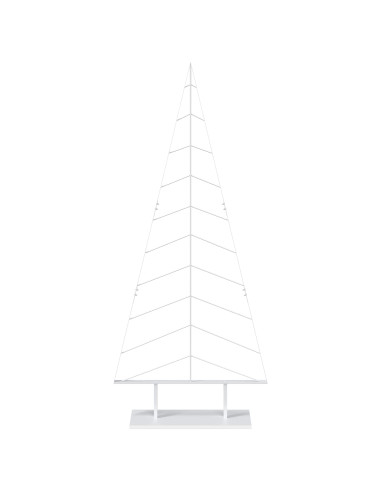 Albero di Natale in metallo con supporto KUOPIO 210 cm Acciaio