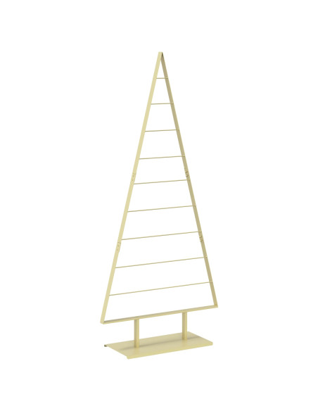 Albero di Natale in metallo KUOPIO 210 cm Acciaio Oro