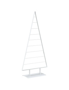 Albero di Natale in metallo KUOPIO 210 cm Acciaio Bianco 2