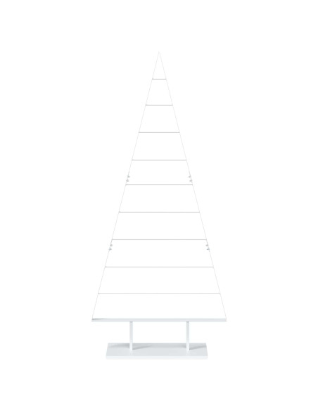 Albero di Natale in metallo KUOPIO 210 cm Acciaio Bianco