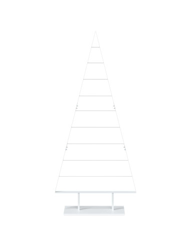 Albero di Natale in metallo KUOPIO 210 cm Acciaio Bianco