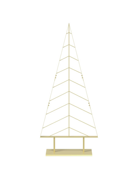 Albero di Natale in metallo con supporto KUOPIO 180 cm Acciaio