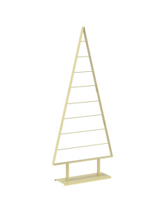 Albero di Natale in metallo KUOPIO 180 cm Acciaio Oro 2