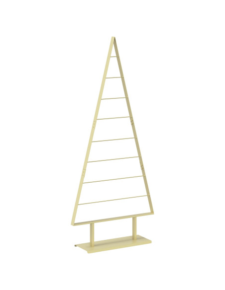 Albero di Natale in metallo KUOPIO 180 cm Acciaio Oro