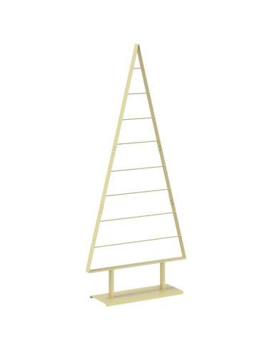 Albero di Natale in metallo KUOPIO 180 cm Acciaio Oro