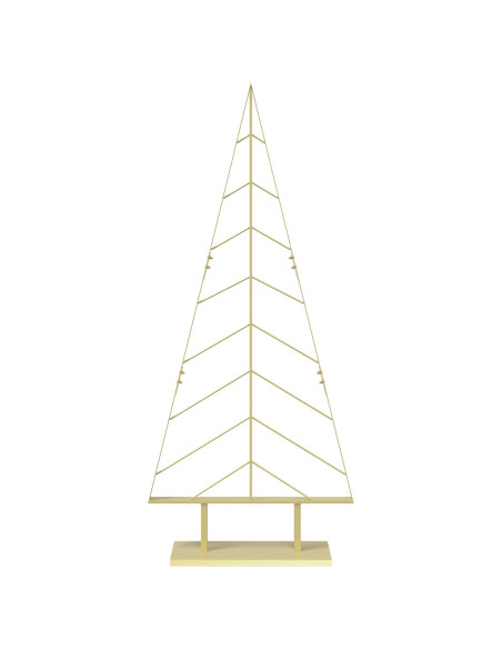 Albero di Natale in metallo con supporto KUOPIO 150 cm Acciaio