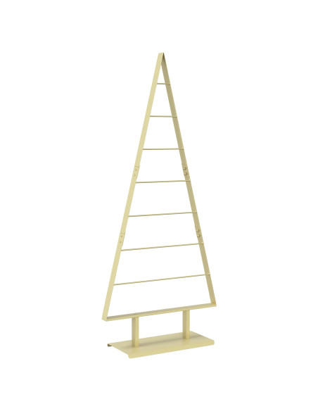 Albero di Natale in metallo KUOPIO 150 cm Acciaio Oro