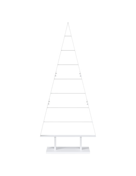 Albero di Natale in metallo KUOPIO 150 cm Acciaio Bianco
