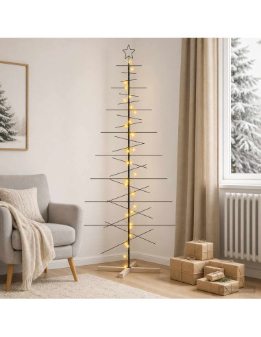 Albero di Natale in metallo con supporto KUOPIO 210 cm