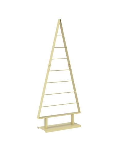 Albero di Natale in metallo KUOPIO 125 cm Acciaio Oro